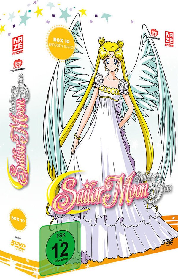 Sailor Moon Sailor Stars - Box 10 - Staffel 5.2 5 DVDs