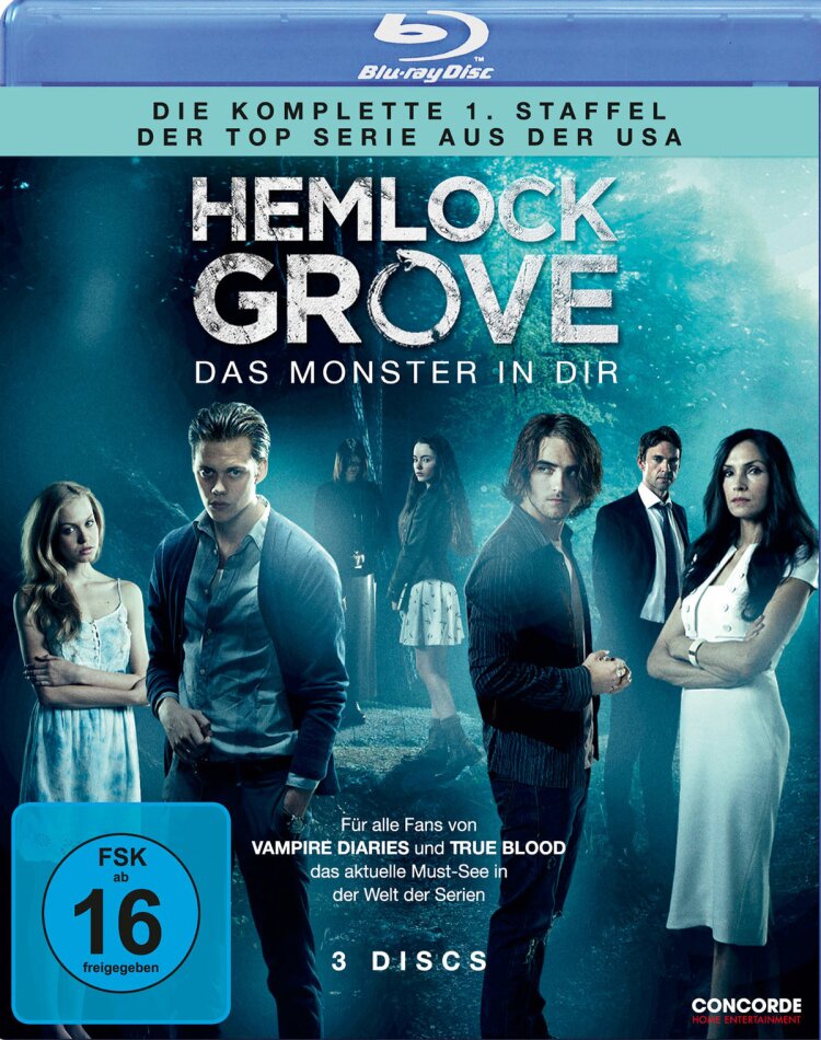 Hemlock Grove - Staffel 1 3 Blu-rays