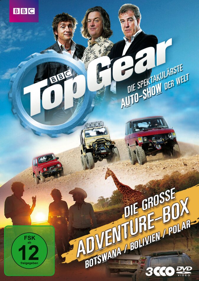 Top Gear - Die grosse Adventure-Box 3 DVDs