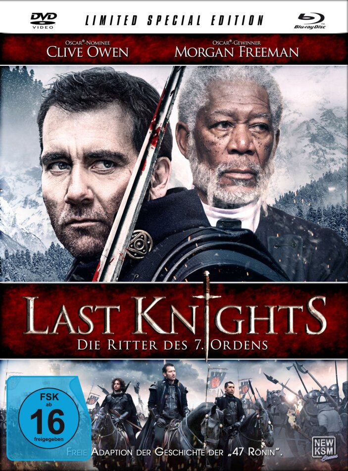 Last Knights - Die Ritter des 7. Ordens (2015) Limited Special Edition, Mediabook, Blu-ray + DVD