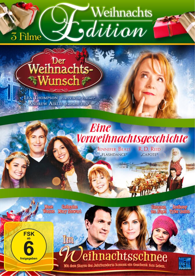 Weihnachts Edition - Der Weihnachtswunsch / Eine Vorweihnachtsgeschichte / Im Weihnachtsschnee 3 DVDs