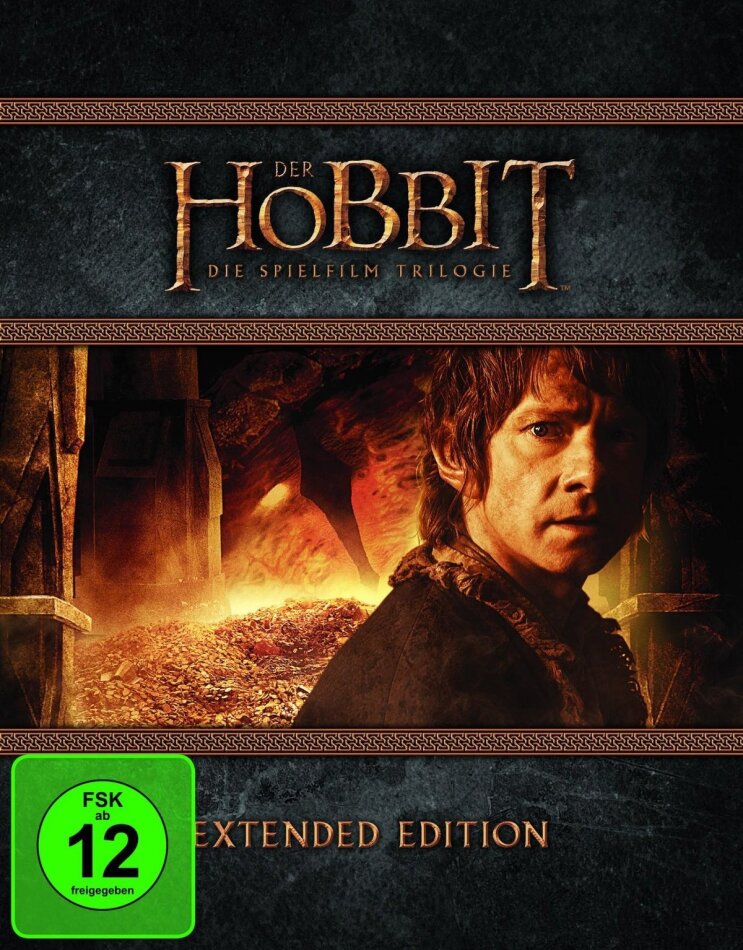 Der Hobbit - Trilogie Extended Edition, 9 Blu-rays