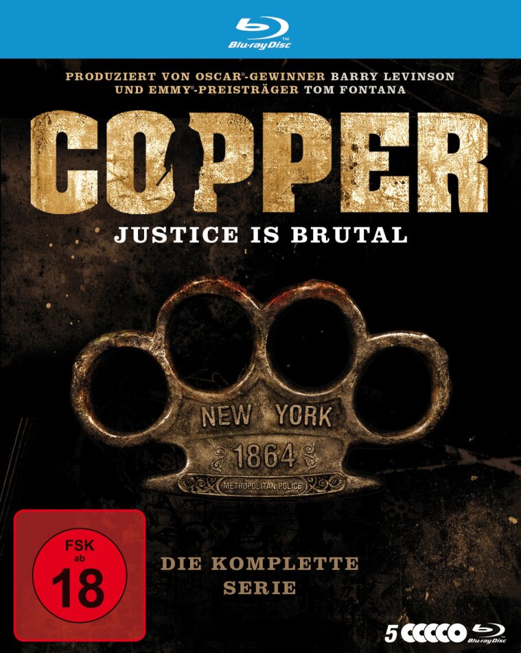 Copper - Justice Is Brutal - Die Komplette Serie 5 Blu-rays
