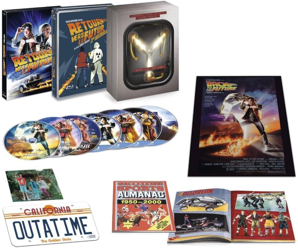 Retour vers le futur - Trilogie Collector Flux Capacitor, Édition Limitée, 4 Blu-ray + 3 DVD
