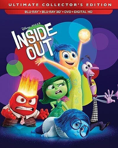Inside Out (2015) Ultimate Collector's Edition, Blu-ray 3D (+2D) + 2 Blu-rays + DVD