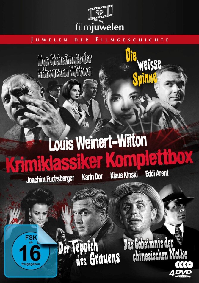 Louis Weinert-Wilton - Krimi-Klassiker Filmjuwelen, Box, s/w, 4 DVDs