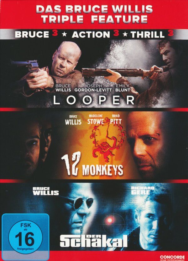 Bruce Willis Triple Feature 3 DVDs
