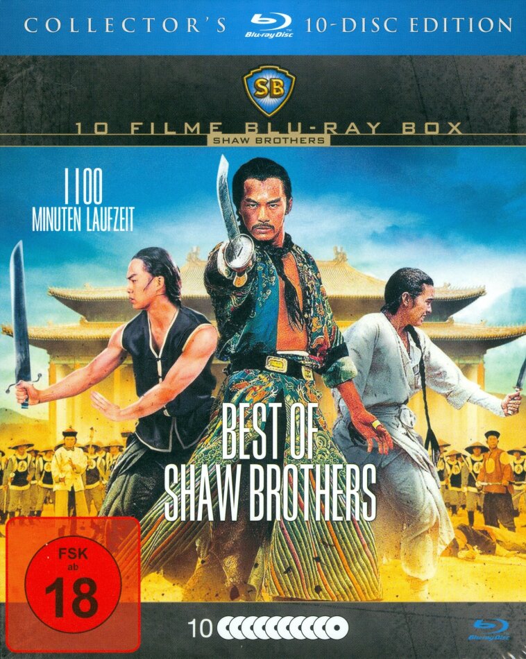 Best of Shaw Brothers Collector's Edition, 10 Blu-rays