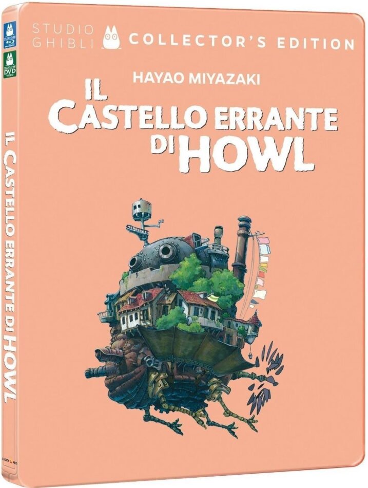 Il Castello Errante di Howl (2004) Collector's Edition, Steelbook, Blu-ray + DVD