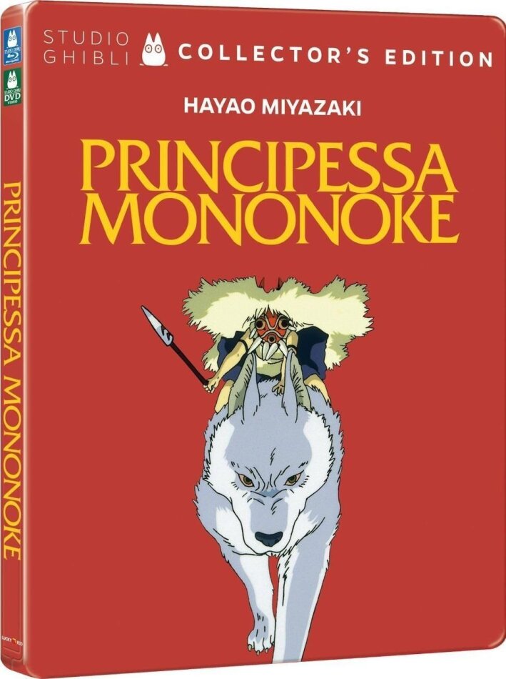 Principessa Mononoke (1997) Collector's Edition, Steelbook, Blu-ray + DVD
