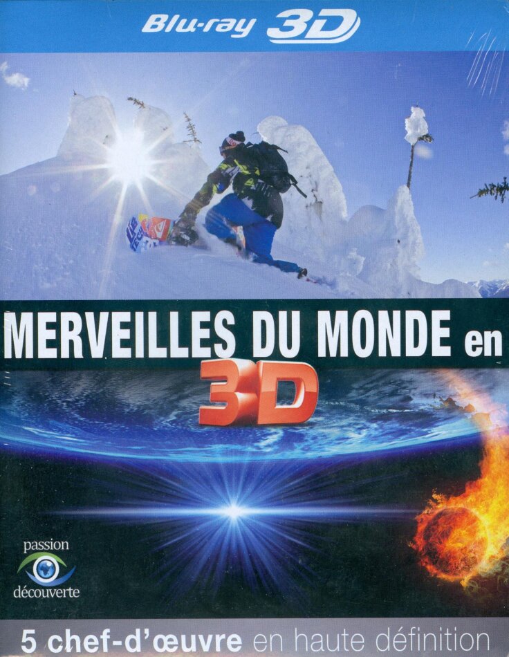 Merveilles du monde en (2015) 5 Blu-ray 3D