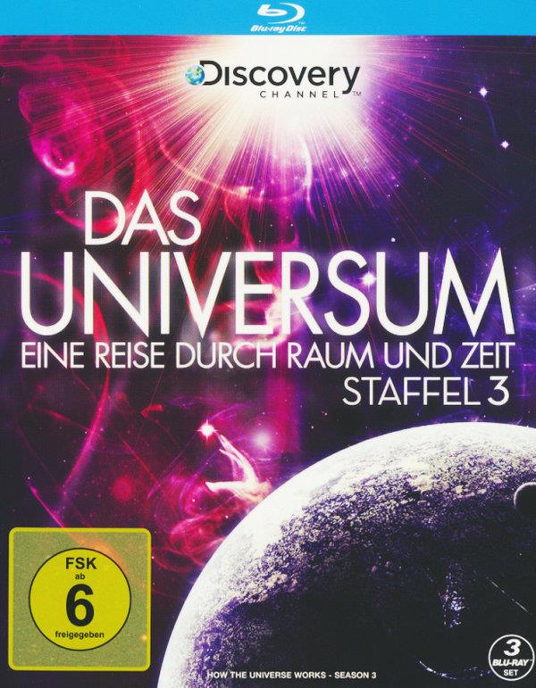 Das Universum - Eine Reise durch Raum und Zeit - Staffel 3 Discovery Channel, 3 Blu-rays