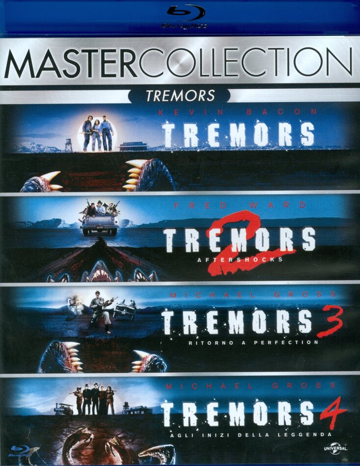 Tremors - Quadrilogia Master Collection, 4 Blu-rays