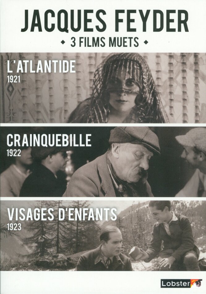 Jacques Feyder - 3 films muets s/w, 3 DVDs