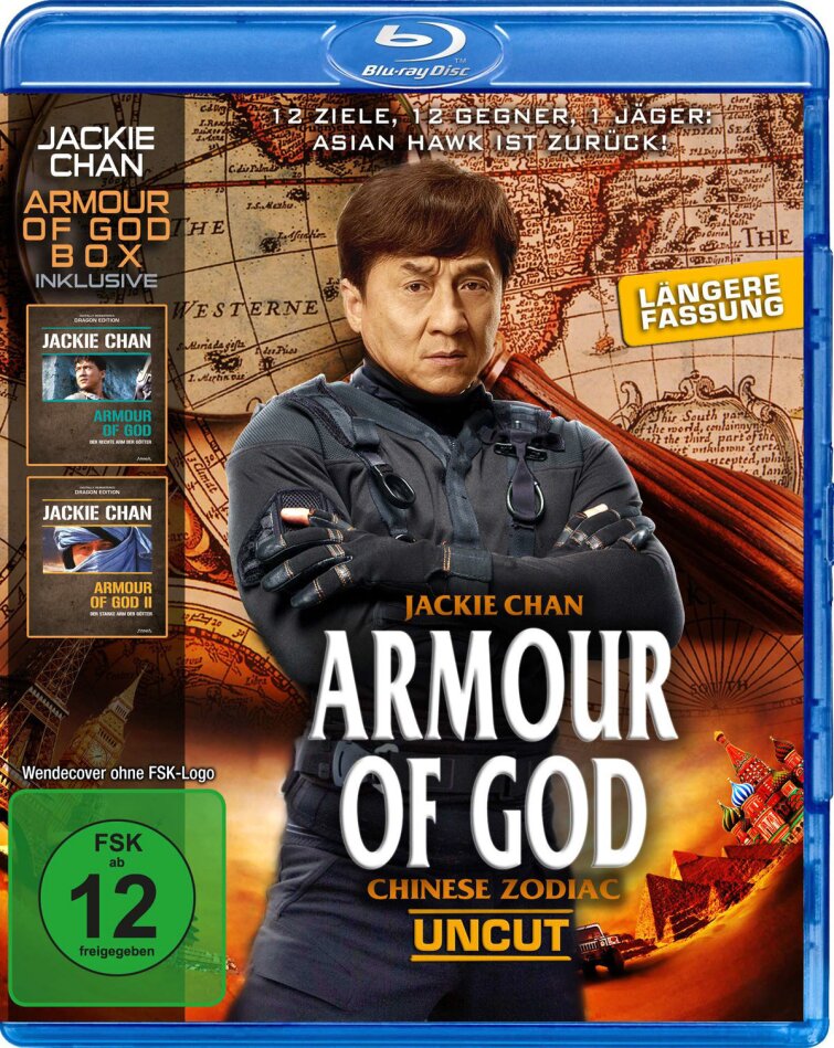 Armour of God 1 - 3 3 Blu-rays