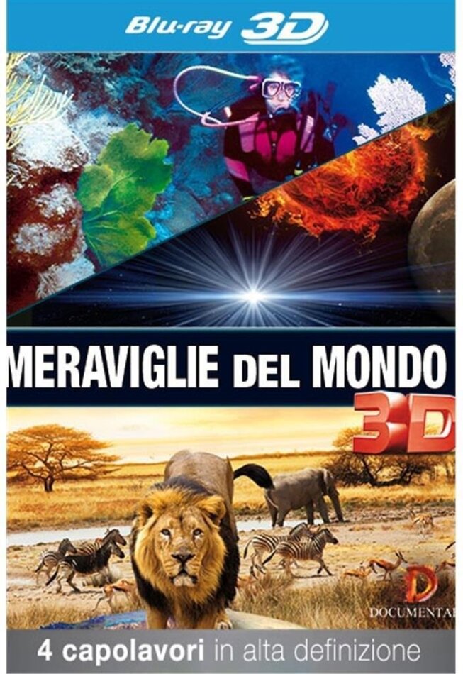 Meraviglie del mondo - Mostri Volanti / Storm Surfers / Corpo Umano / Catastrofi Cosmiche 4 Blu-ray 3D (+2D)