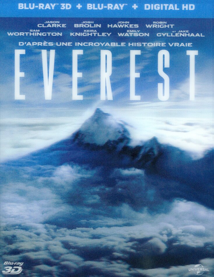 Everest (2015) Blu-ray 3D + Blu-ray