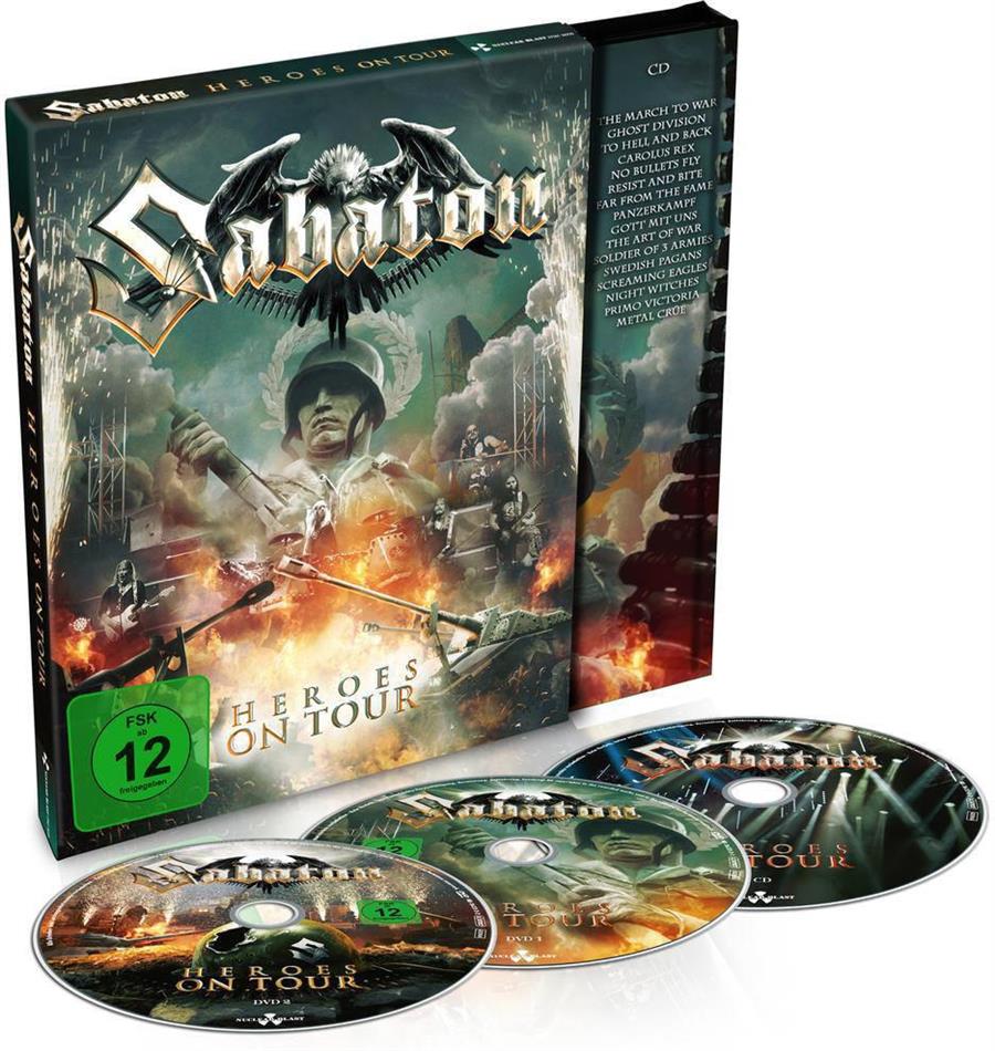 Sabaton - Heroes on Tour Mediabook, 2 DVDs + CD