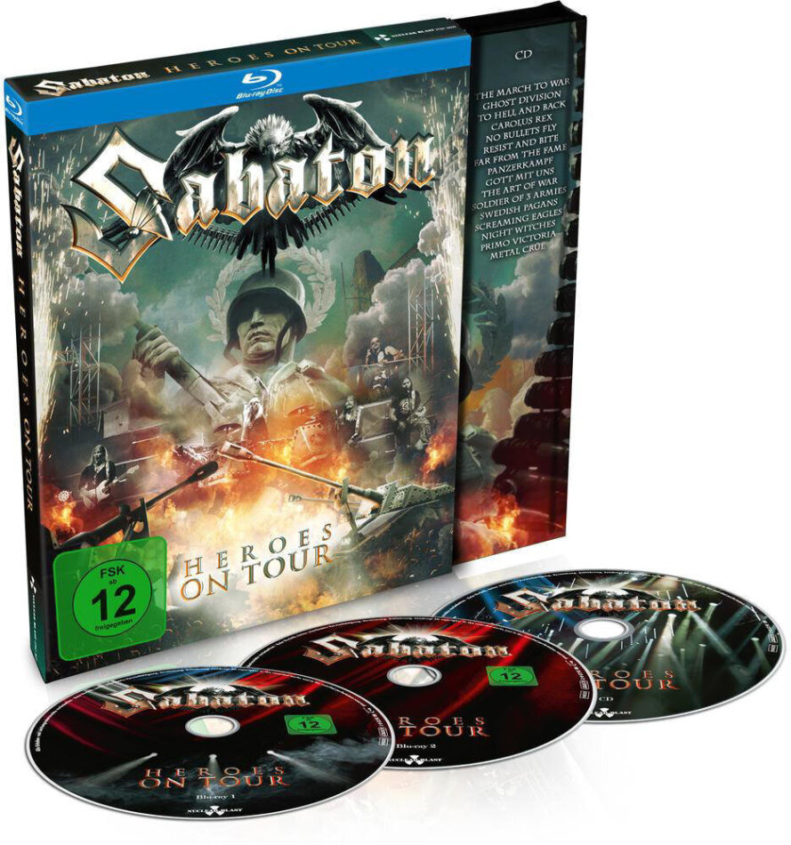 Sabaton - Heroes on Tour 2 Blu-rays + CD