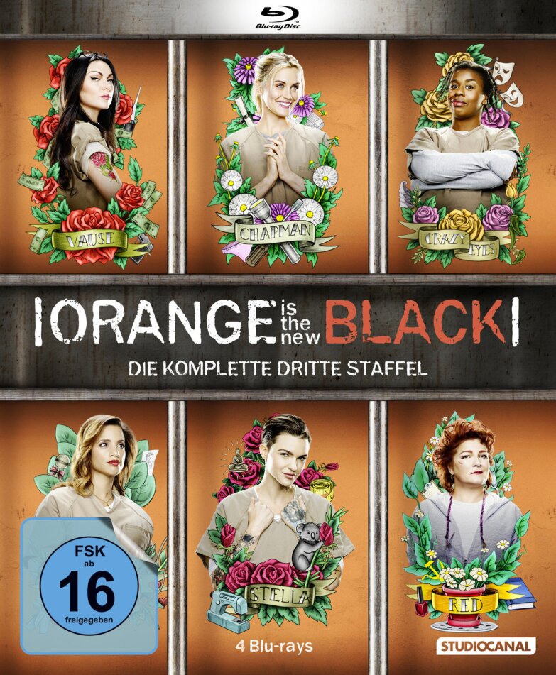 Orange is the new Black - Staffel 3 4 Blu-rays