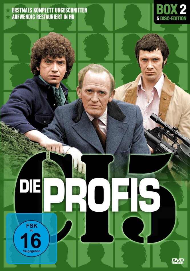 Die Profis - Box 2 Restaurierte Fassung, Uncut, 5 DVDs