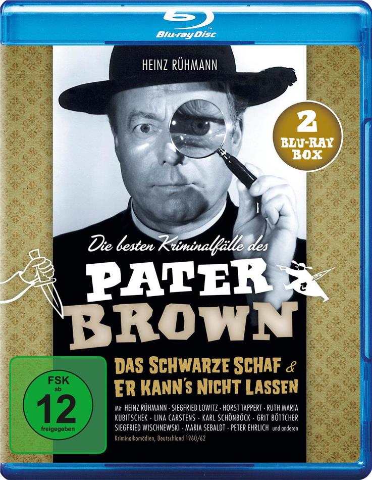 Die besten Kriminalfälle des Pater Brown s/w, 2 Blu-rays