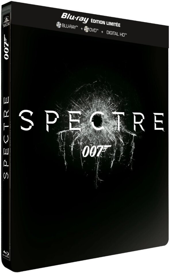 James Bond: Spectre (2015) Limited Edition, Steelbook, Blu-ray + DVD