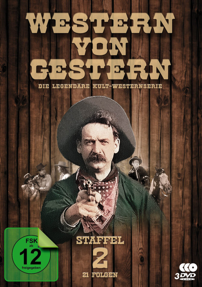 Western von Gestern - Staffel 2 s/w, 3 DVDs
