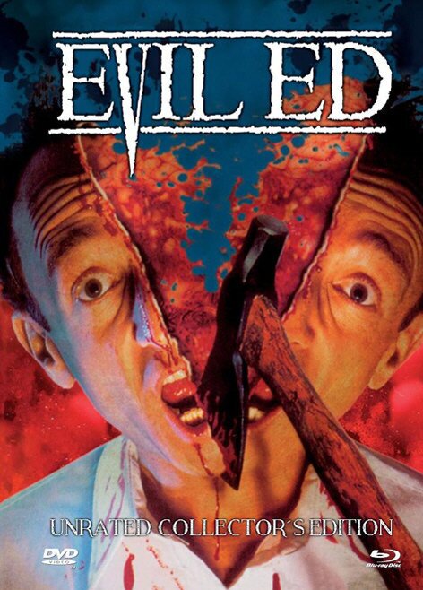 Evil Ed (1995) Cover B, Collector's Edition, Limited Edition, Mediabook, Uncut, Unrated, Blu-ray + DVD