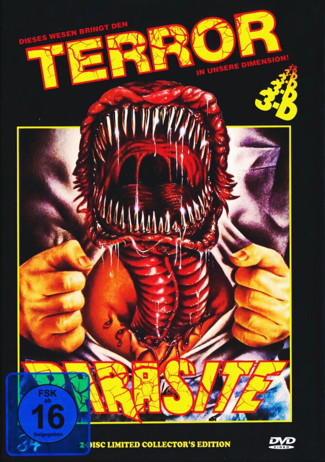 Parasite (1982) Cover B, Limited Collector's Edition, Mediabook, 2 DVDs