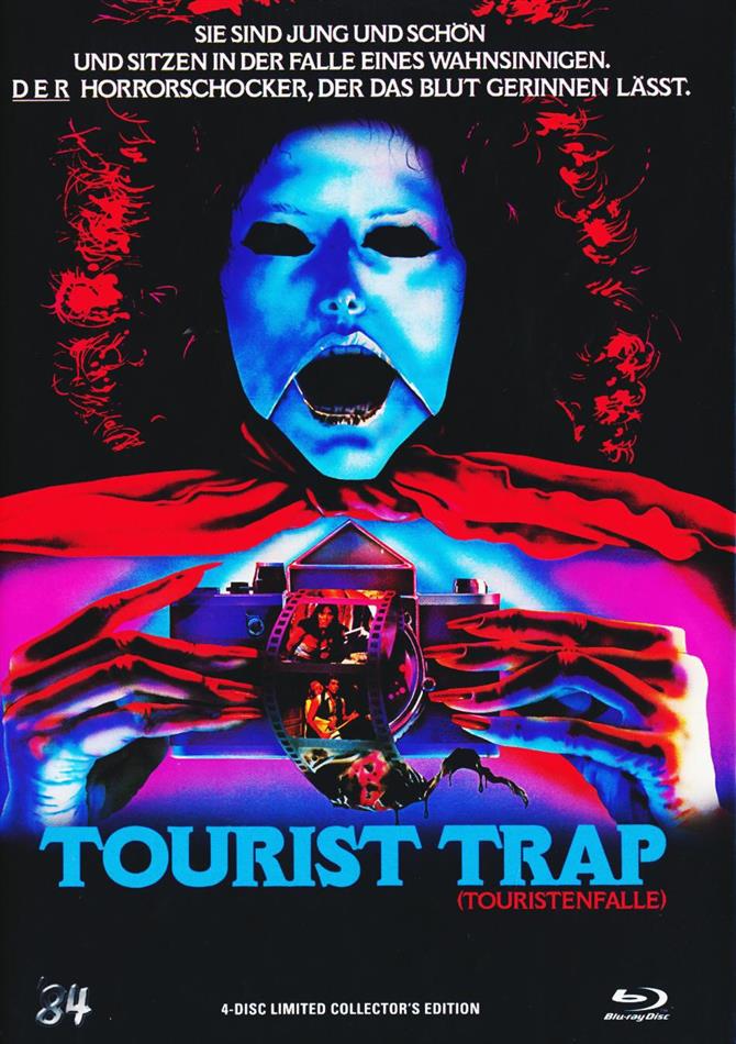 Tourist Trap (1979) Cover A, Édition Collector, Édition Limitée, Mediabook, Blu-ray + 2 DVD + CD