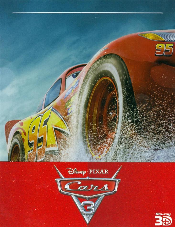 Cars 3 (2017) Limited Edition, Steelbook, Blu-ray 3D + 2 Blu-rays