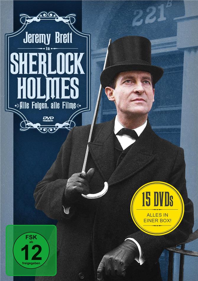 Sherlock Holmes - Alle Folgen, Alle Filme 15 DVDs