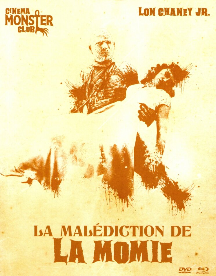 La malédiction de la Momie (1944) Collection Cinema Monster Club, s/w, Blu-ray + DVD