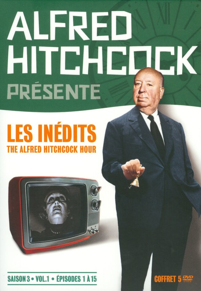 Alfred Hitchcock présente - Les inédits - The Alfred Hitchcock Hour - Saison 3, vol. 1, épisodes 1 à 15 s/w, 5 DVDs