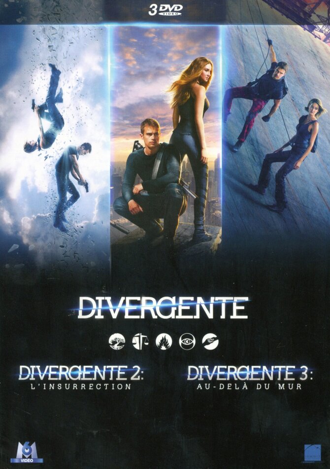 Divergente - La Trilogie 3 DVD