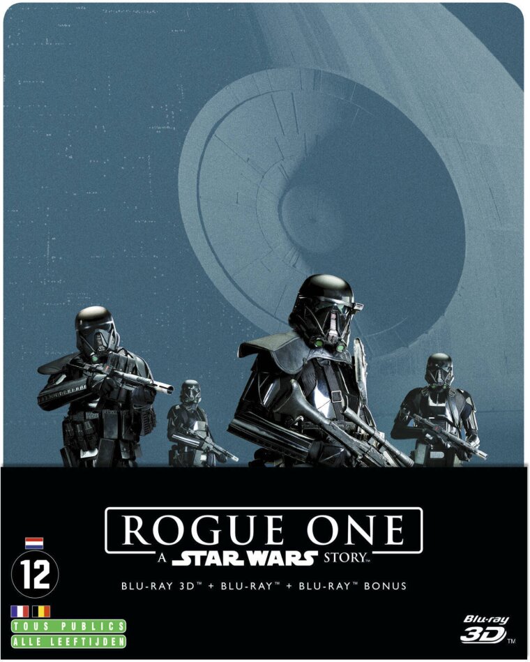 Rogue One - A Star Wars Story (2016) Édition Limitée, Steelbook, Blu-ray 3D + 2 Blu-ray