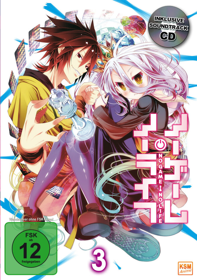 No Game No Life - Vol. 3 - Episode 9-12 DVD + CD