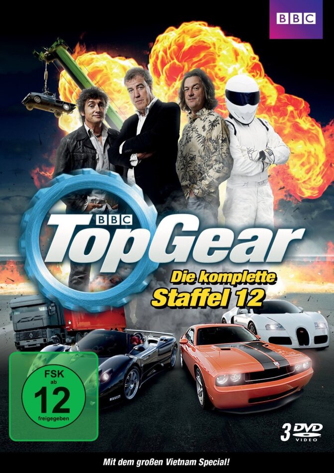 Top Gear - Staffel 12 3 DVDs