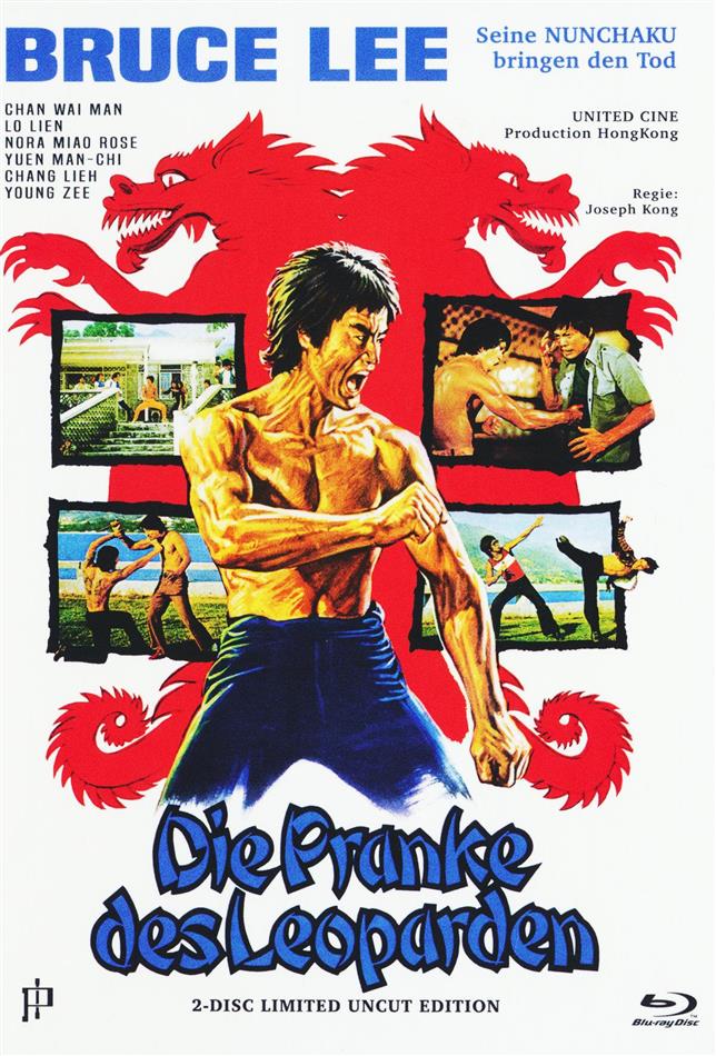 Die Pranke des Leoparden (1976) Cover A, Limited Uncut Edition, Mediabook, Blu-ray + DVD