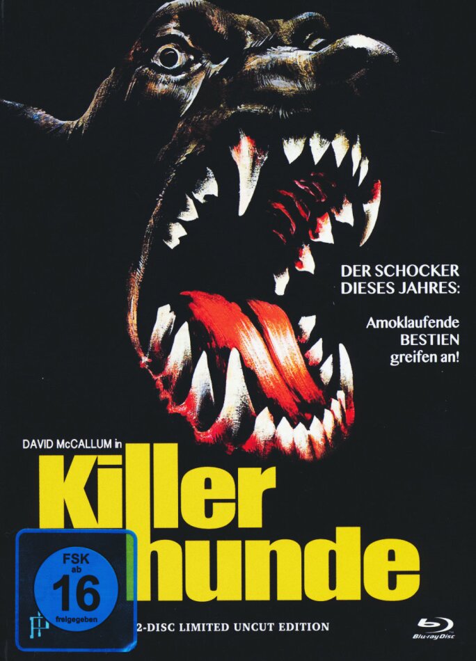 Killerhunde (1976) Limited Uncut Edition, Mediabook, Blu-ray + DVD