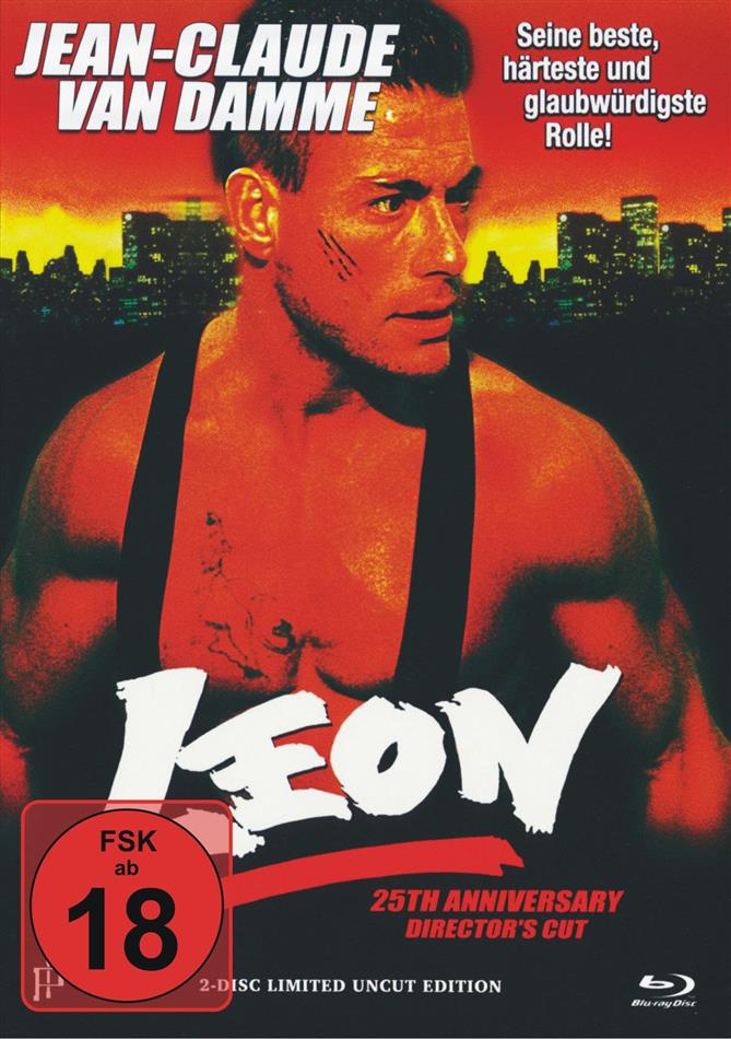 Leon (1990) Cover B, 25th Anniversary, Director's Cut, Édition Limitée, Mediabook, Uncut, Blu-ray + DVD