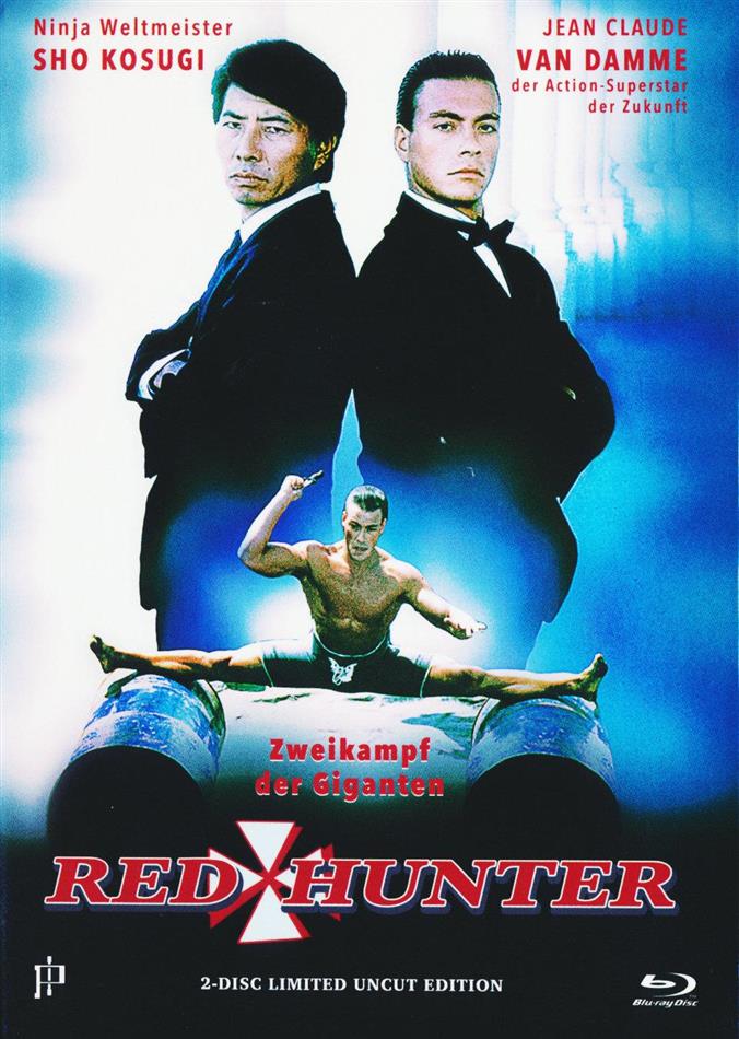 Red Hunter (1988) Cover B, Limited Edition, Uncut, Mediabook, Blu-ray + DVD