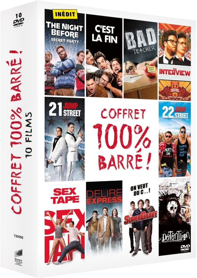 Coffret 100% Barré! 10 DVDs