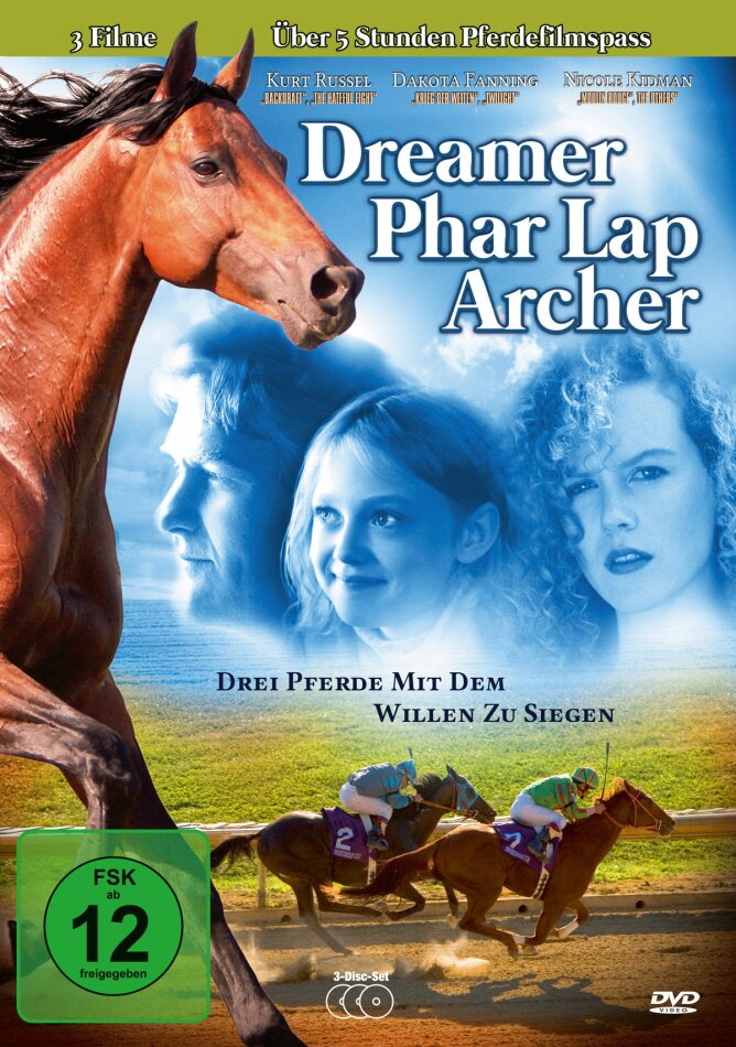 Dreamer / Phar Lap / Archer 3 DVDs