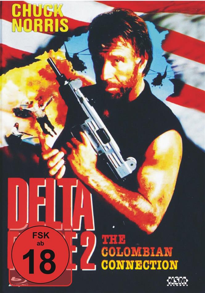 Delta Force 2: The Colombian Connection (1990) Cover A, Mediabook, Blu-ray + DVD