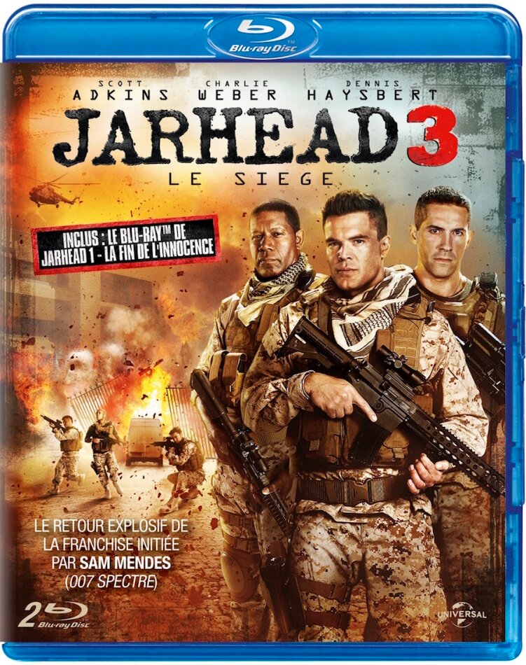 Jarhead 3 - Le siège (inclus Jarhead 1 en Blu-ray) (2015) 2 Blu-rays