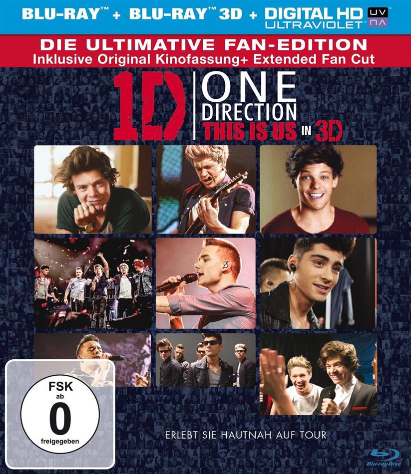 One Direction - This is Us Blu-ray 3D + Blu-ray