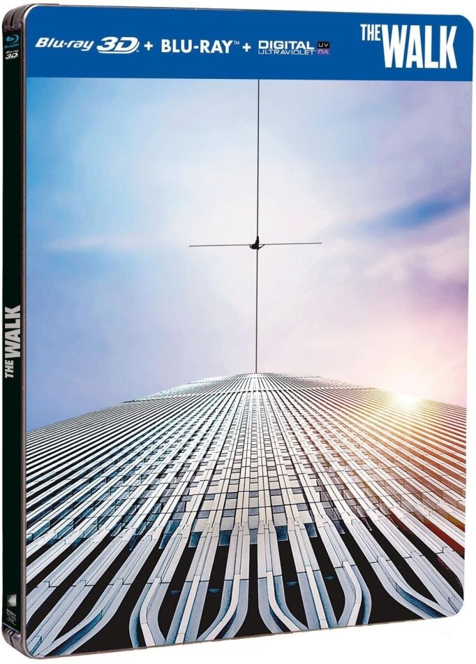 The Walk (2015) Steelbook, Blu-ray 3D + Blu-ray