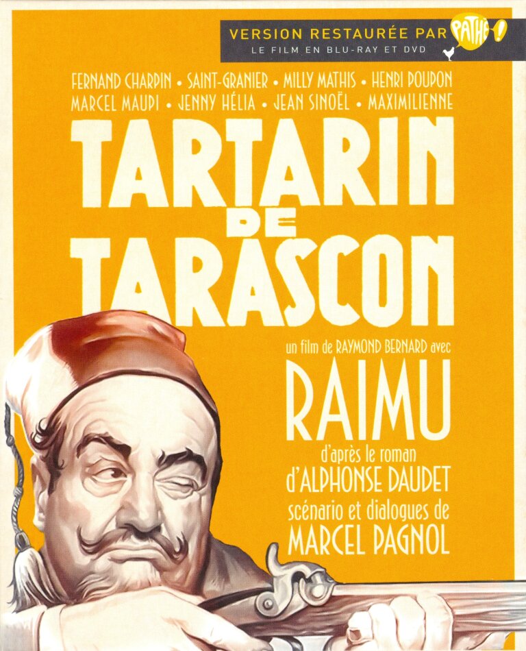 Tartarin de Tarascon (1934) s/w, Restaurierte Fassung, Blu-ray + DVD